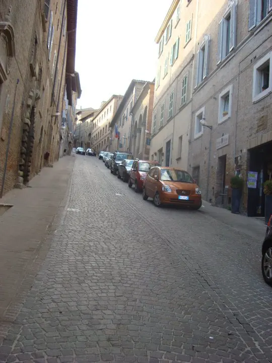 Street in Urbino, Marche, ITALY
