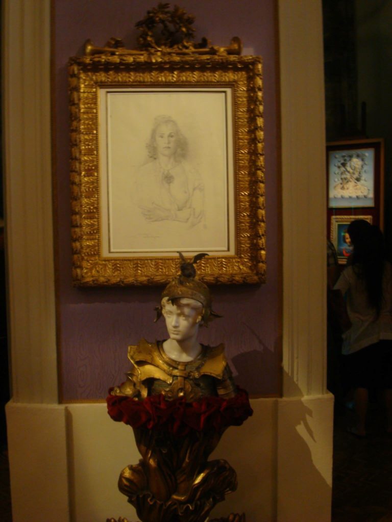 A portrait at the Dali Museum in Figueres