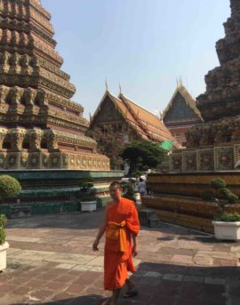 Buddhist monk in Bangkok