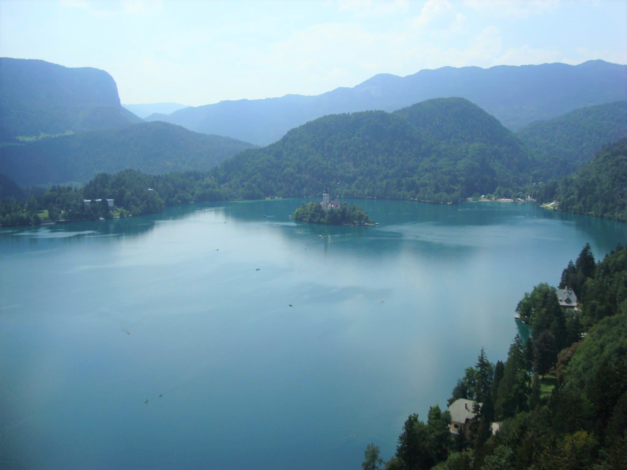 Lake Bled with a tiny island 3