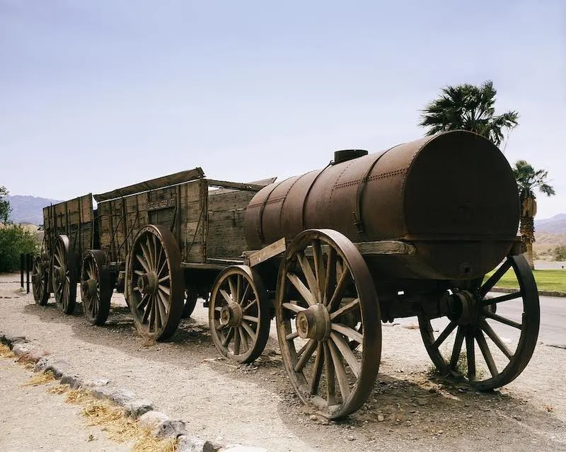 Borax wagons are must sees in Death Valley 