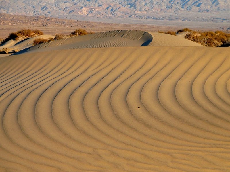 Sand Dunes are must see in Death Valley
