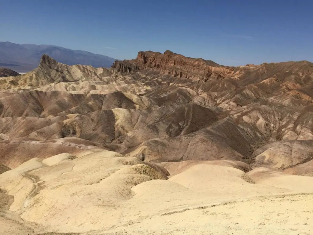 Zabriskie Point is Death Valley must see site 