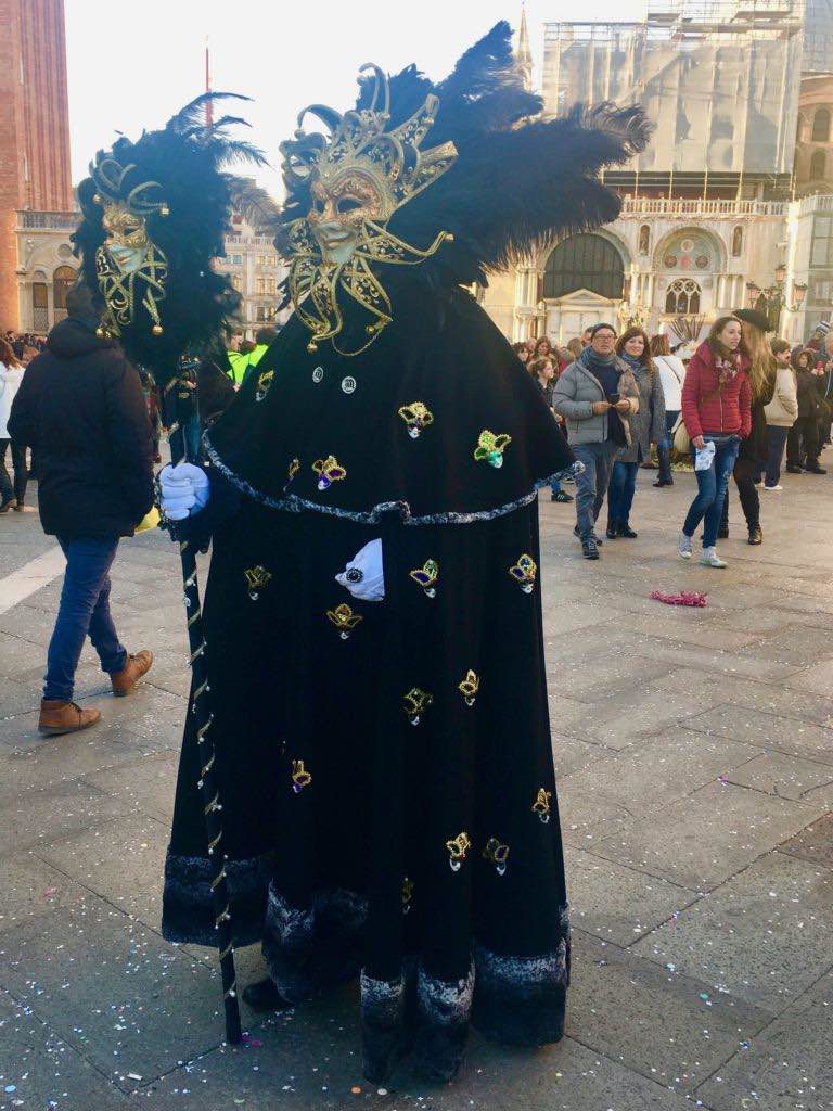 Arleccino mask is one of traditional Venetian Carnival Masks