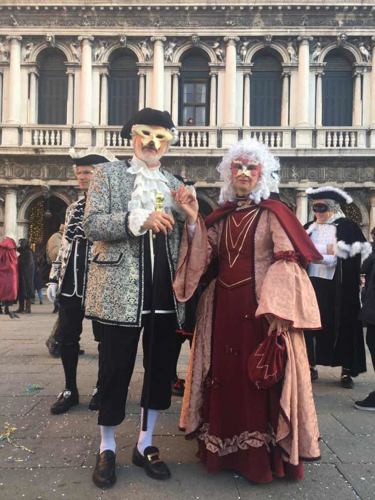 Spectacular Venice Carnival in Italy: Venetian Masks, Pastries, and Wine 9 Colombina masks are typical Venetian Carnival Masks