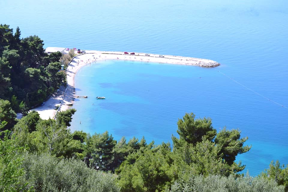 Swimming in Kasjuni beach is one of the best things to do in one day in Split