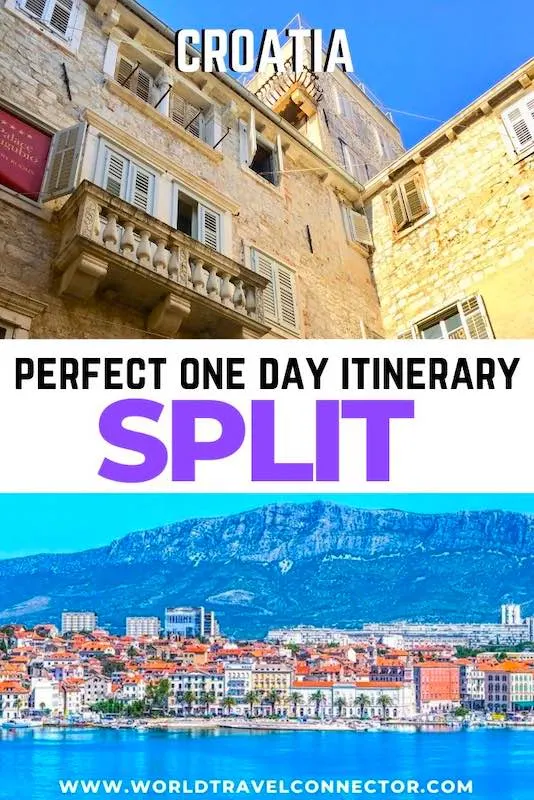 Perfect one day itinerary for Split Croatia