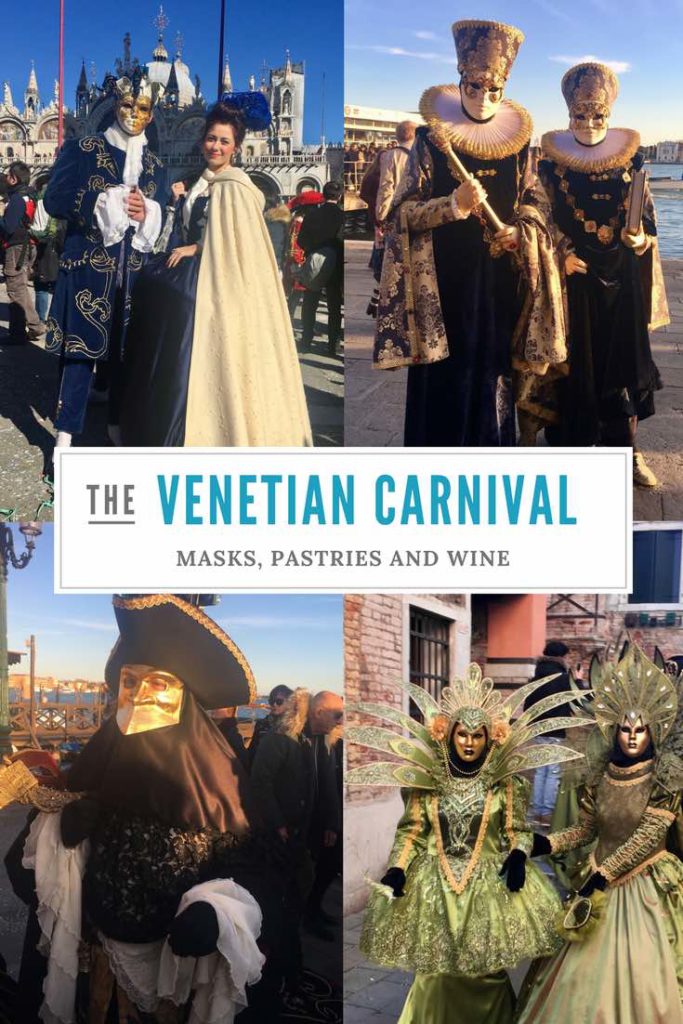 Venetian masks and costumes of Venice Carnival 