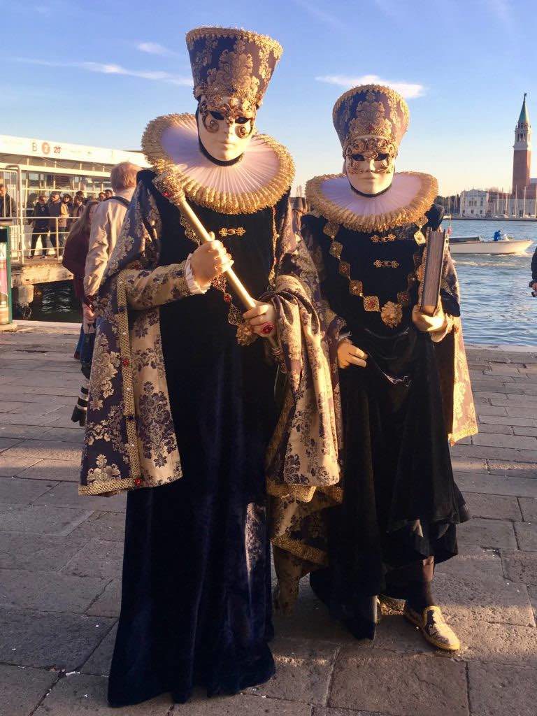Volto masks are typical Venetian Carnival Masks
