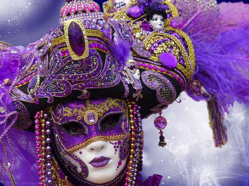 Venetian Carnival Masks Costumes Carnival In Venice In Italy