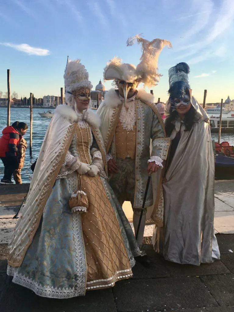 Typical Venetian Carnival Masks