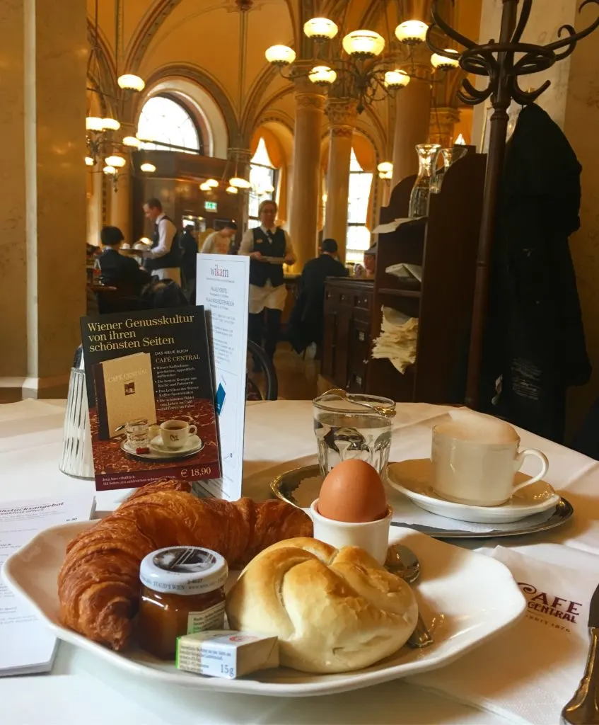 Iconic Central cafe is one of the most famous coffee houses in Vienna