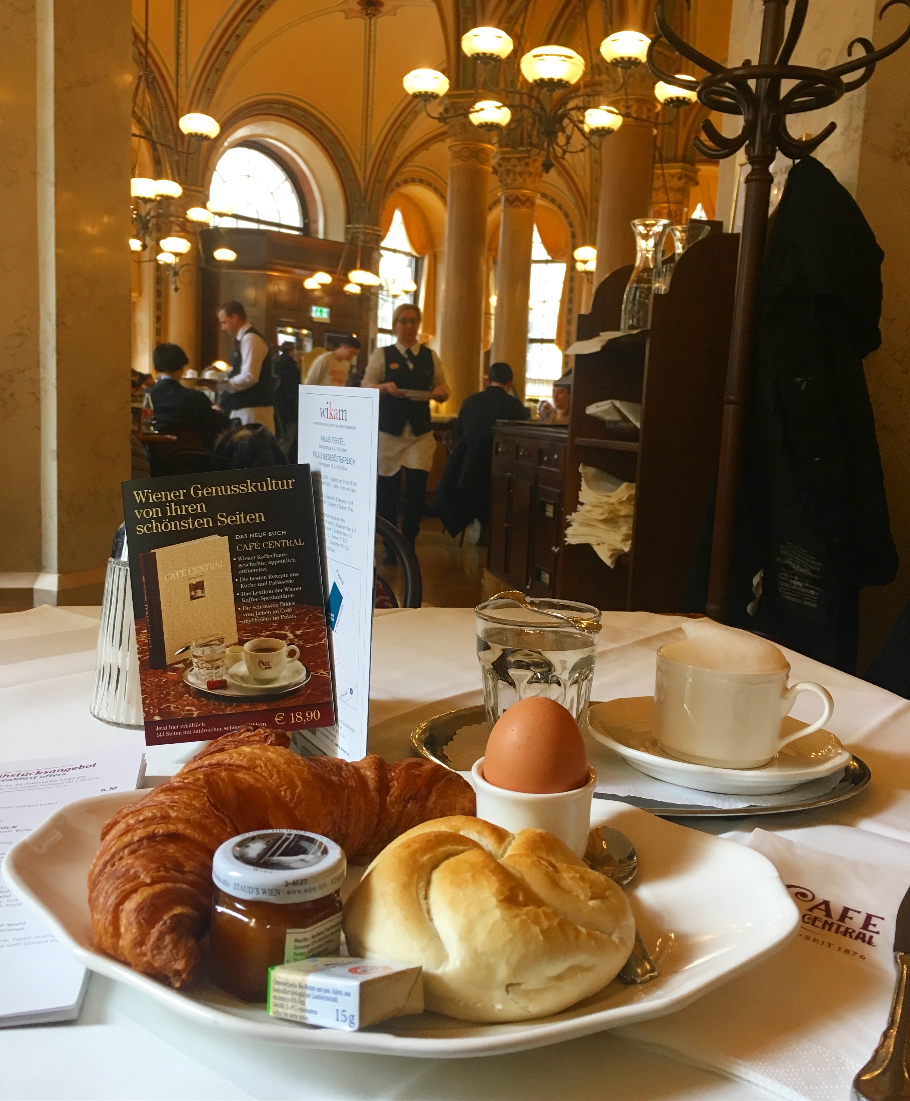 Cafe Central is one of most famous Viennese cafes