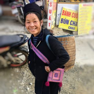 Black Hmong Woman in Sapa