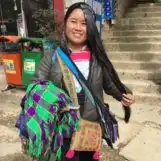 Hmong girl with hair down 1