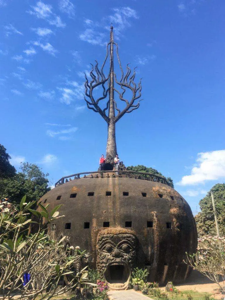 buddha park in vientiane in Laos