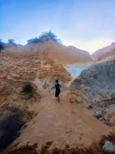 Climbing in the Canyon of Fairy Stream