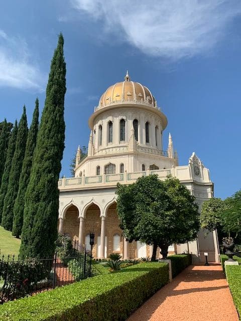 The Shrine of the Báb is a a must-see if traveling 10 days in Israel