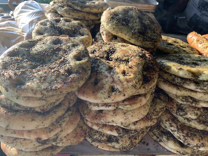 Lafa bread in Israel is popular food in Israel