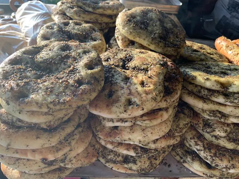 Lafa bread in Israel is popular food in Israel