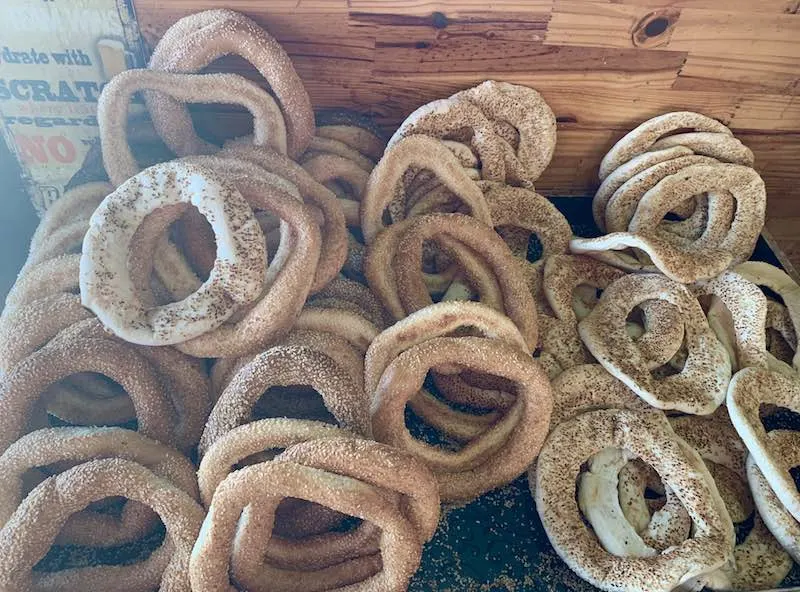 Popular Israeli food: Best Israeli dishes, Israeli desserts, and Israeli drinks (2023) 20 Bagel bread is popular food in Israel