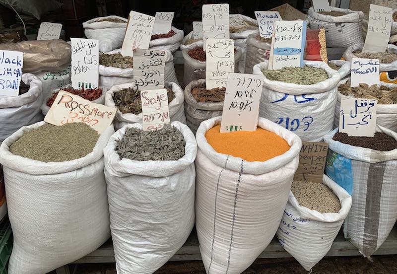 Spices are important for prepearing Food in Israel