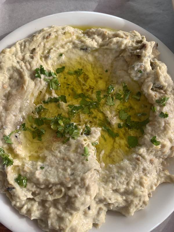Baba ganoush is one of the most popular food in Israel  by WorldTravelConnector.com I Most Popular Food in Israel I Famous Israeli Food I Best Israeli Dishes  I Food from Israel I Top Israeli Foods I Israeli cuisine #Israel #Food #Dishes #Traditional #MiddleEastern #Cuisine #best #Foods 