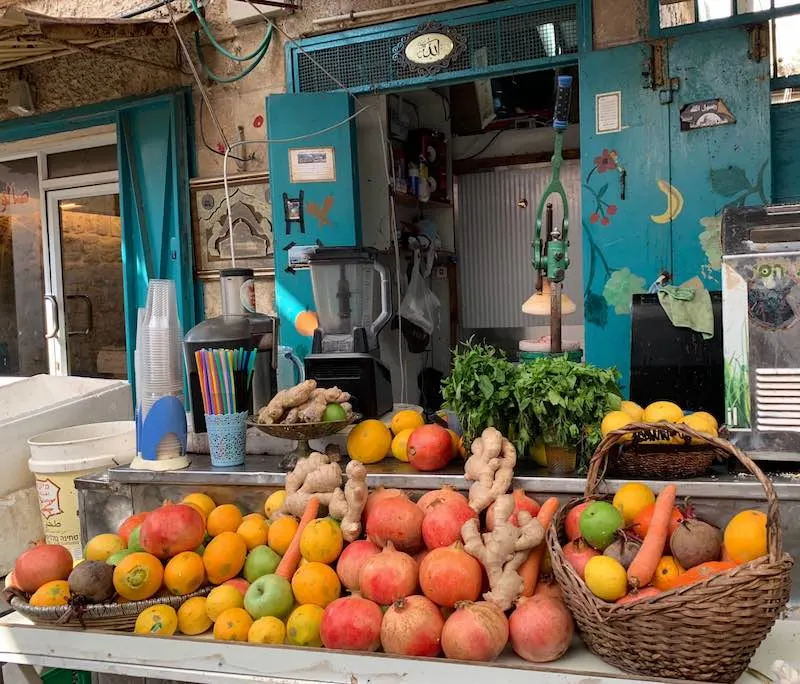 Fruits are popular food in Israel
