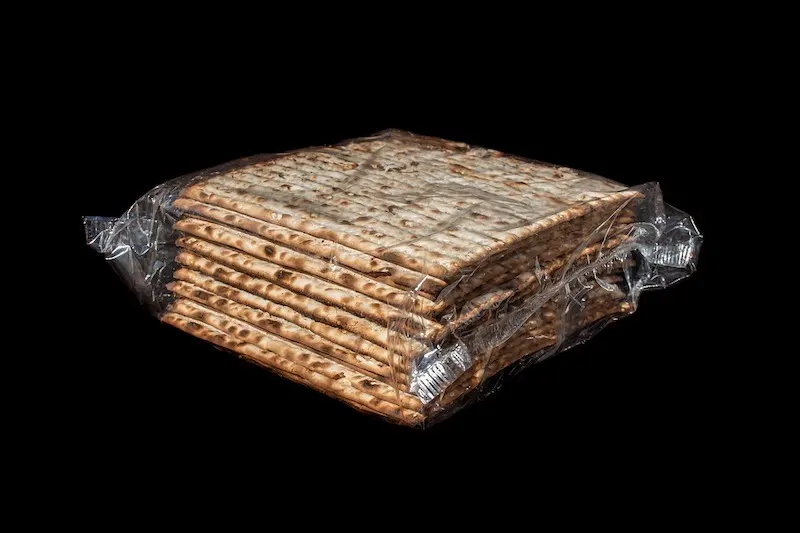 Matzah bread is popular Jewish food in Israel