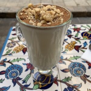 Sahlab is popular beverage in Israel I Israeli food  I Most Popular Food in Israel I Famous Israeli Food I Best Israeli Dishes  I Food from Israel I Top Israeli Foods I Israeli cuisine #Israel #Food #Dishes #Traditional #MiddleEastern #Cuisine #best #Foods 