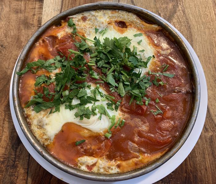 Shakshouka is a traditional Israeli food