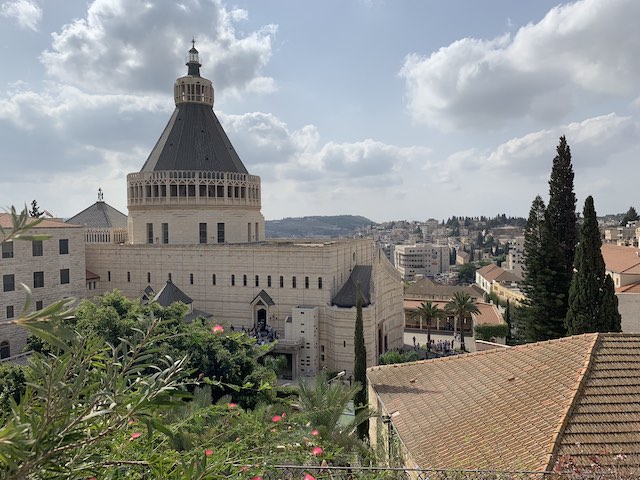 The Basilica of the Annunciation in Nazareth is one of the most popular holy sites in Israel