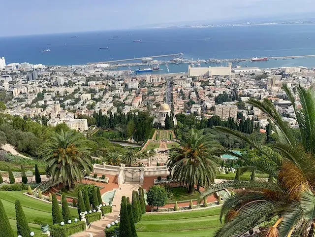 Bahai garden in Haifa