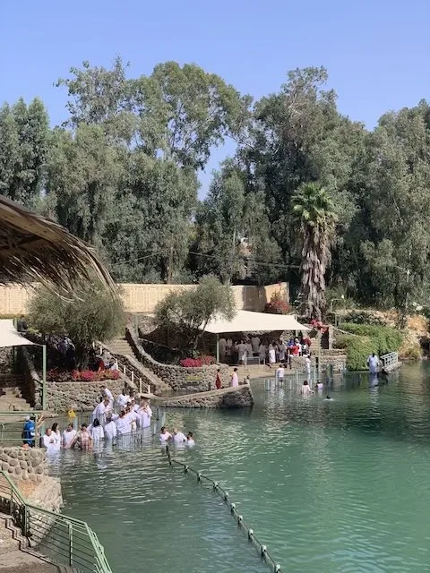 The Jesus' Baptism site on the Jordan river 