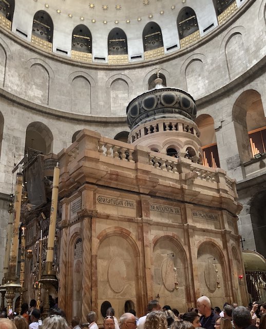 The Church of the Holy Sepulchre in Jerusalem is one of the most popular holy sites in Israel