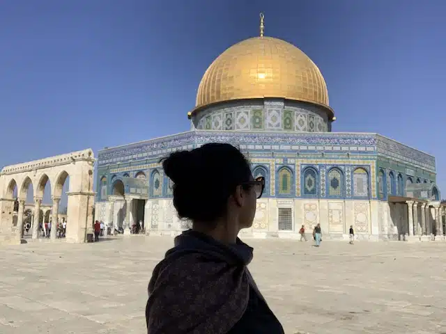 Dome of the Rock in Jerusalem is one of holy sites in Israel and the West Bank