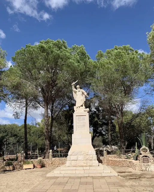 St Elijah in front of Muhraka monastery