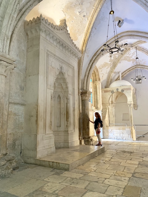 The Room of the Last Supper in Jerusalem is among the most important holy sites in Isarel 