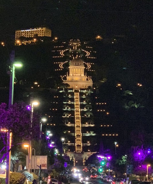 The Shrine of the Bab and the Bahai’s Gardens in Haifa rae holy places in Israel