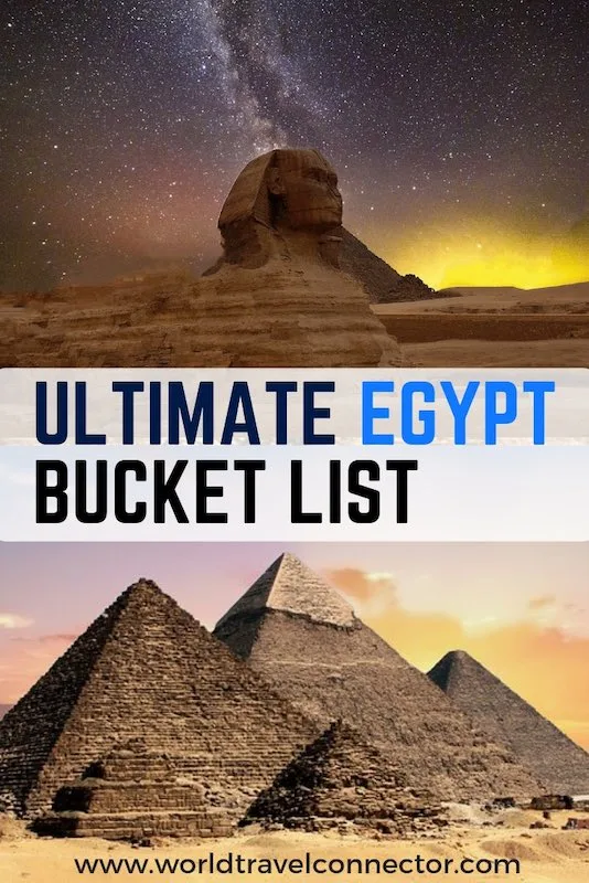 Egypt bucket list