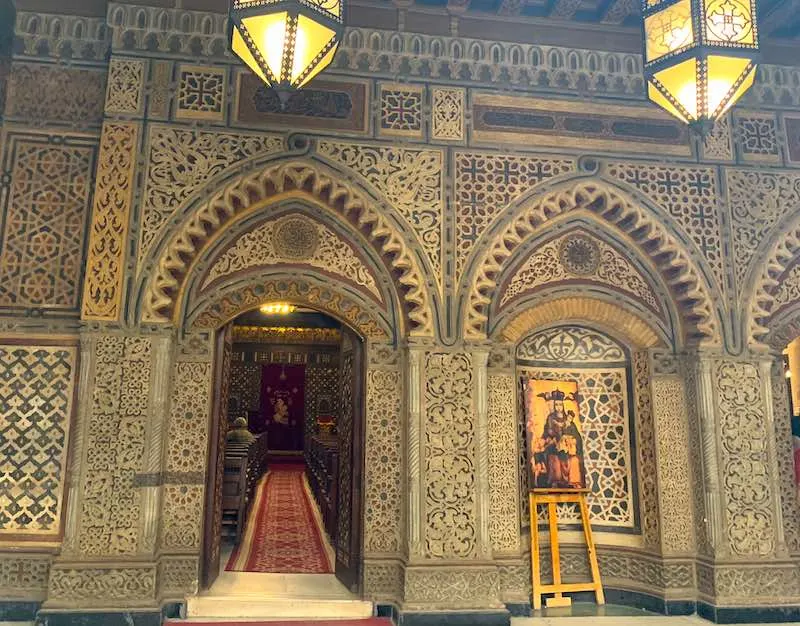 30 Must-See Famous Landmarks in Egypt (2023) 42 The Hanging Church of Cairo is one of the most famous Egypt landmarks