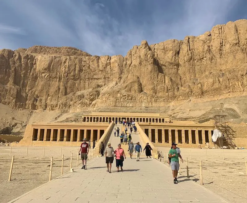 Mortuary Temple of Hatshepsut is one Egypt landmarks to see
