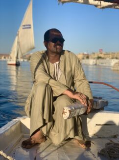 Felucca fisherman