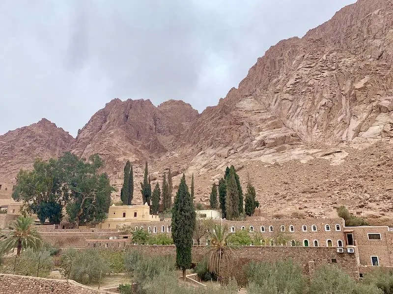 St Catherine Monastery in Sinai is one of the famous Egypt landmarks