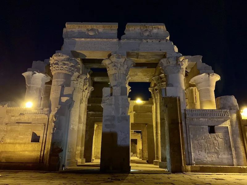 The Temple of Kom Ombo is one of famous Egypt landmarks