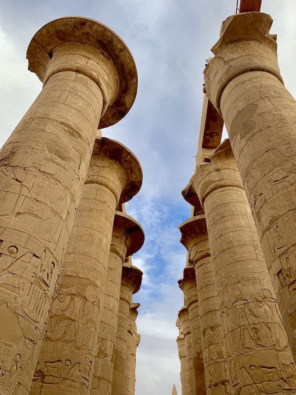 The temple of Karnak is one of famous Egypt landmarks