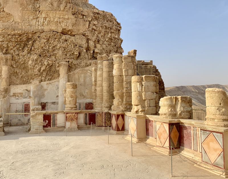 Columns at Masada