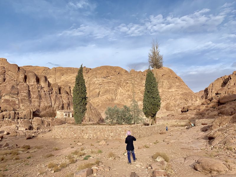 Eljah basin in the Mount Sinai in Egypt