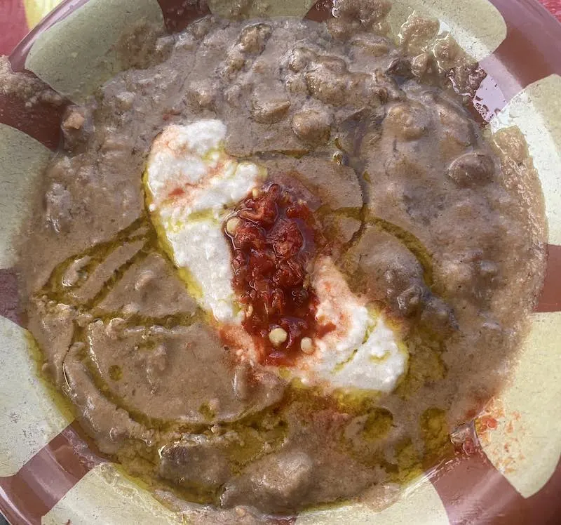 Egyptian Cuisine: Must-try Vegetarian Food in Egypt 5 Foul is a vegetarian Egyptian food I National Dish of Egypt I Famous Food in Egypt I Popular Foods in Egypt