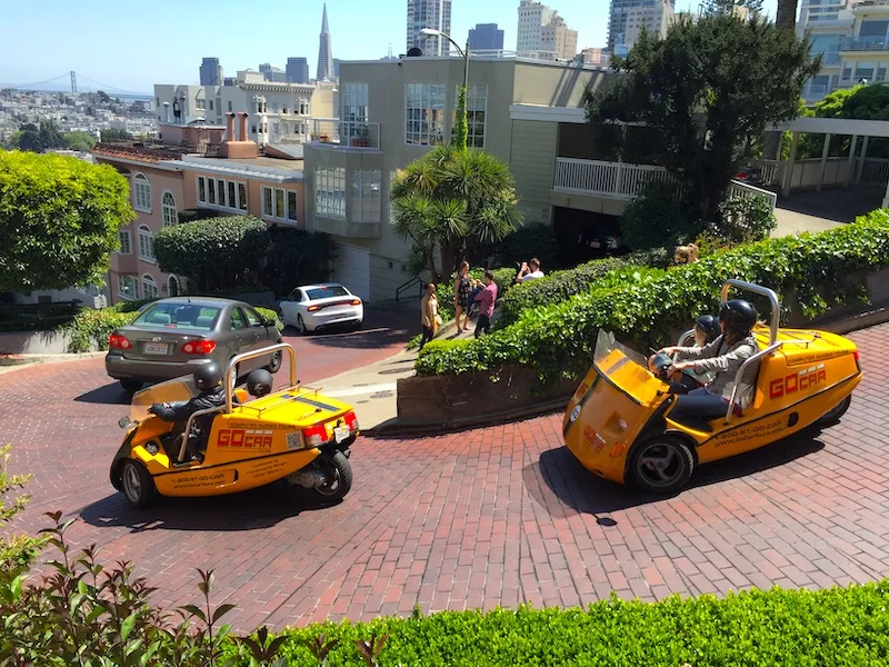 Russian Hill with Lombard Street is one of the best areas to stay in San Francisco